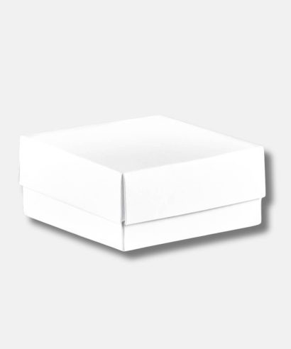 Χάρτινο κουτί μπιζού λευκό – Ιδανικό για κοσμήματα, μπομπονιέρες, δώρα και χειροποίητες κατασκευές