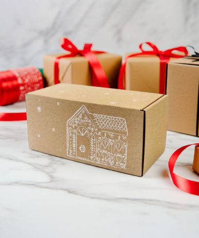 κουτί courier κραφτ για eshop ή δώρα